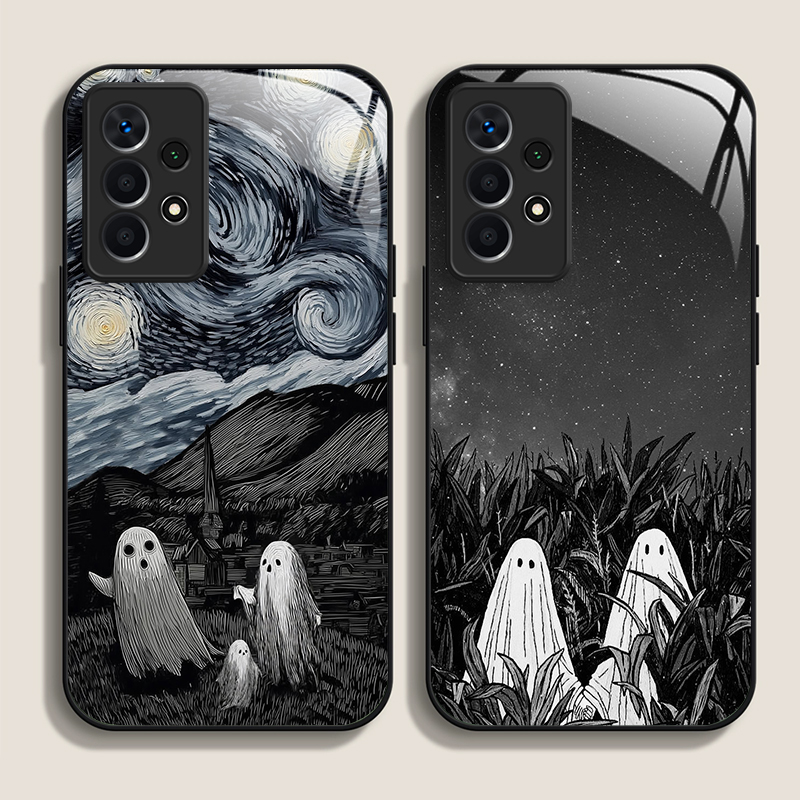 Phone Cases Drawing - Custodia per telefono in vetro temperato