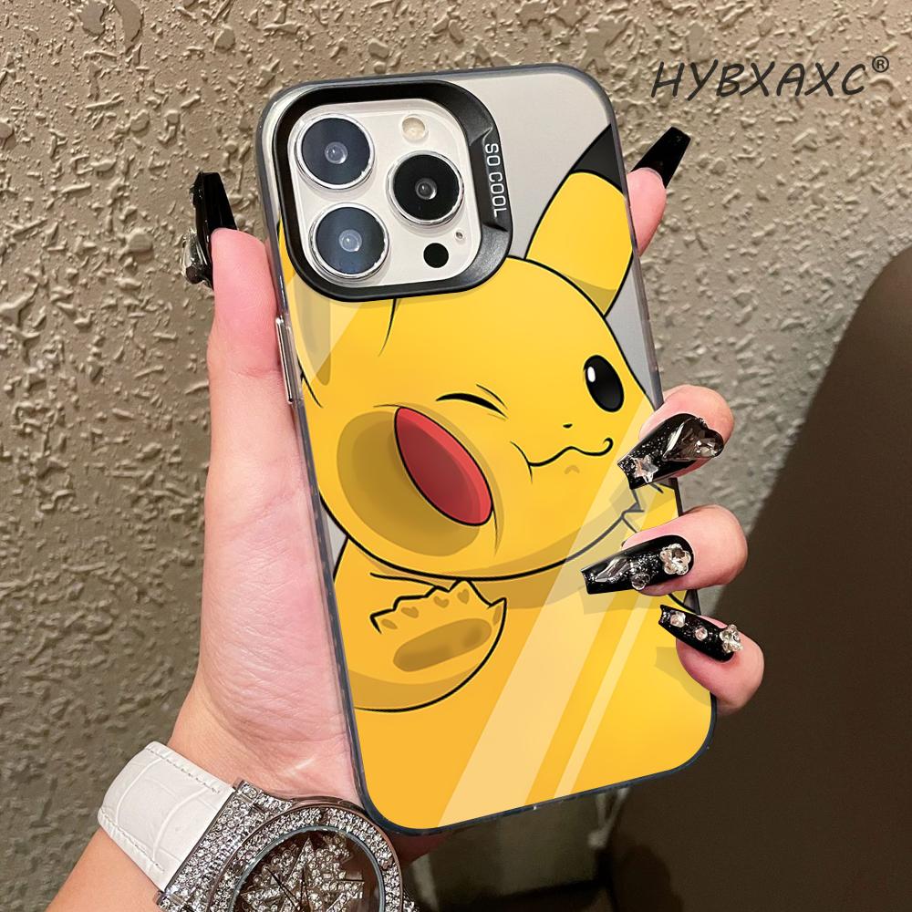 Phone Cases Cute Iphone 14 - Cover Trasparente Y2K con Simpatico Cartone