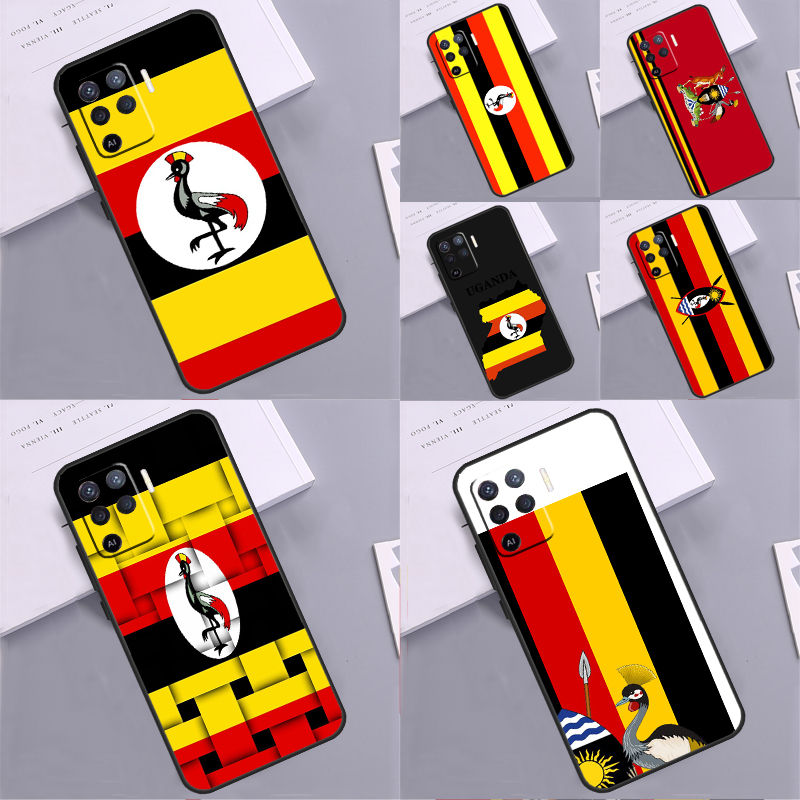 Phone Cases Uganda - Custodia per telefono stemma bandiera Uganda