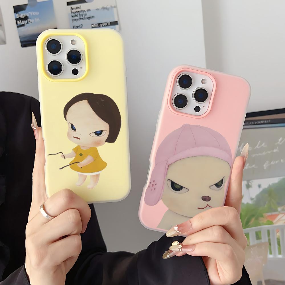 Phone Cases Drawing - Custodia per telefono Artist Y-Yoshitomo Nara