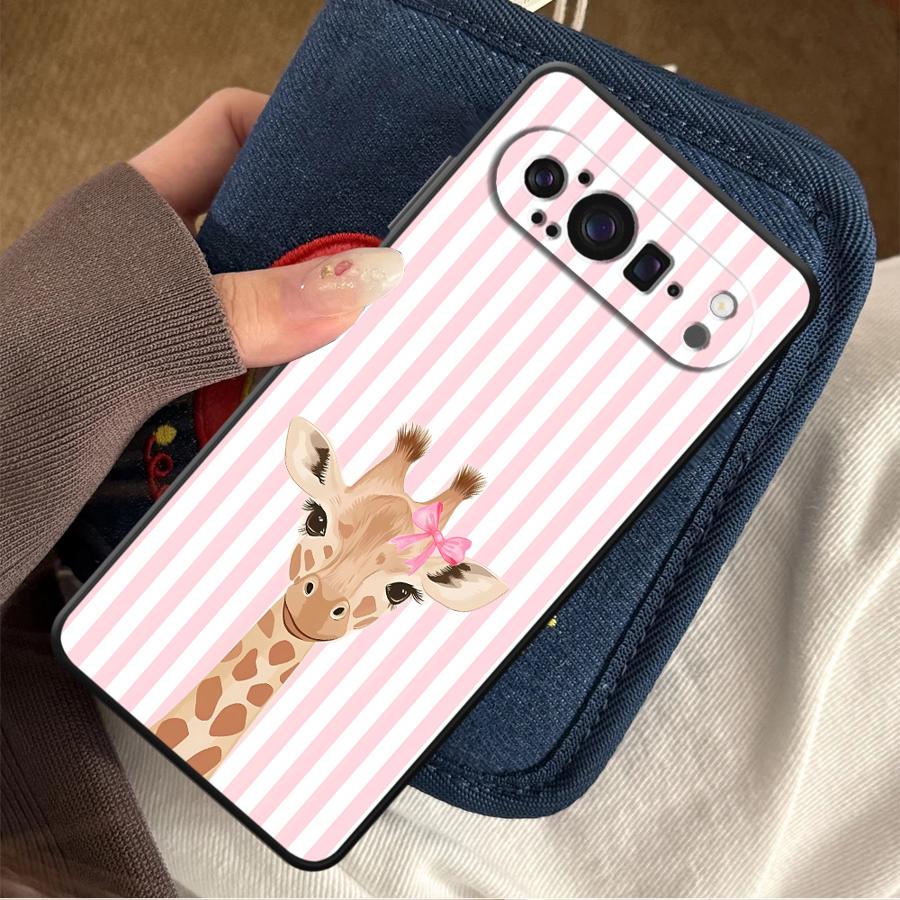 Phone Cases Google Pixel 10 Pro - Cover per Telefono con Giraffa Cartoon
