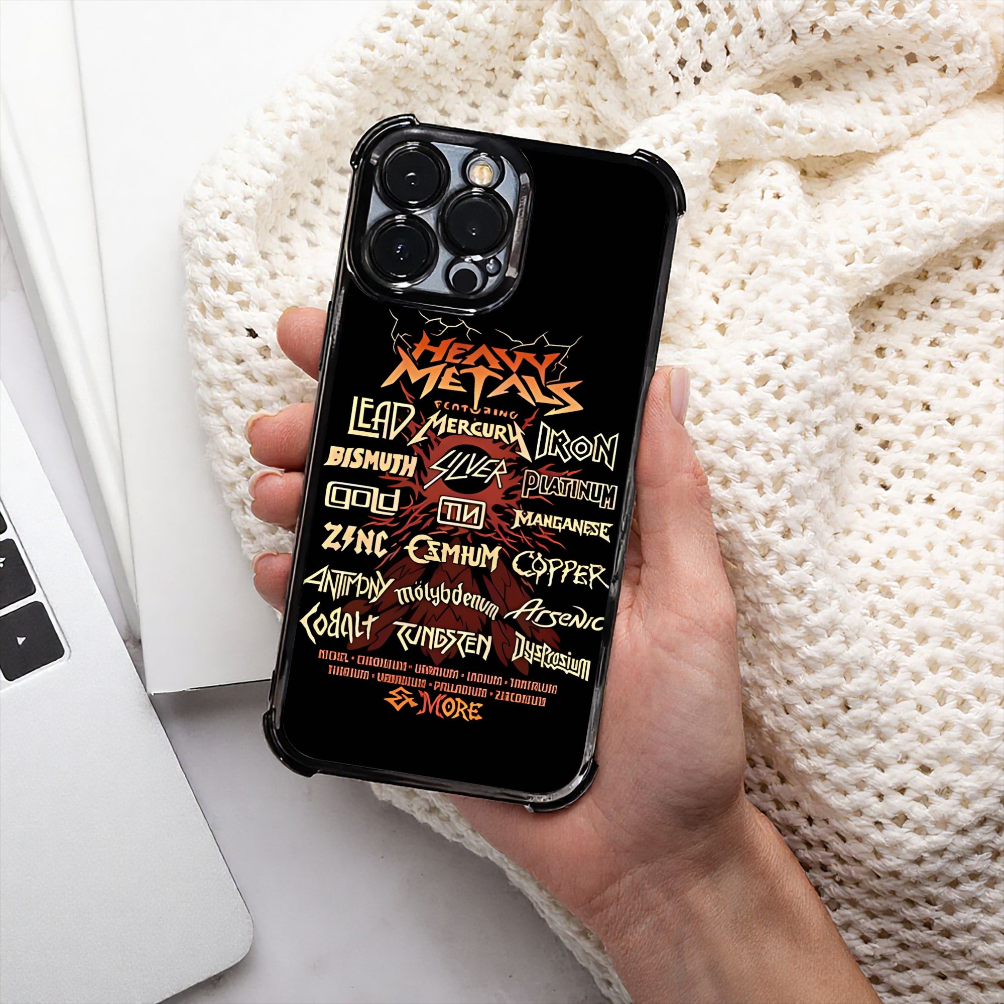 Phone Cases Metal - Cover per Telefono Parodia Heavy Metal