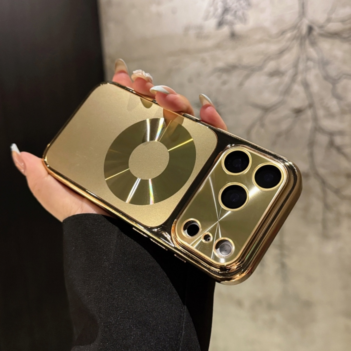 Luxury Plating Case - Custodia Magnetica Lucida di Lusso con