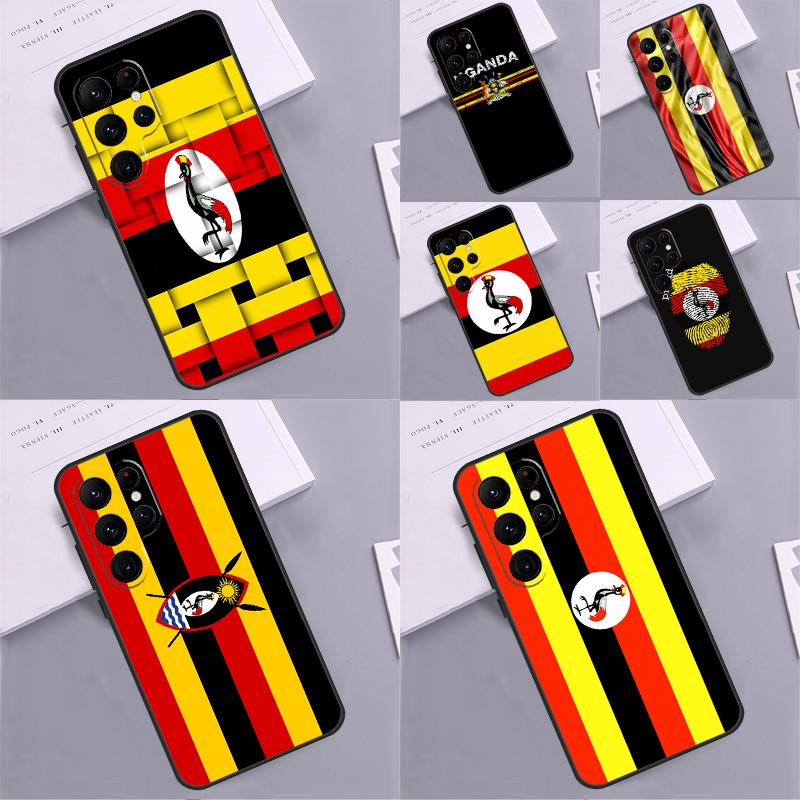 Phone Cases Uganda - Custodia per telefono stemma bandiera Uganda