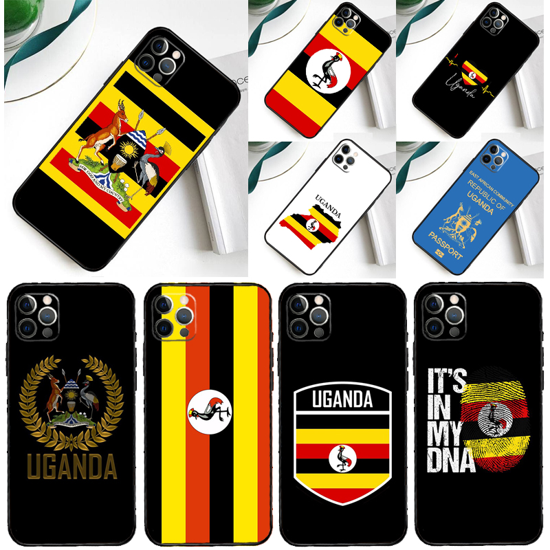 Phone Cases Uganda - Custodia per telefono bandiera Uganda per