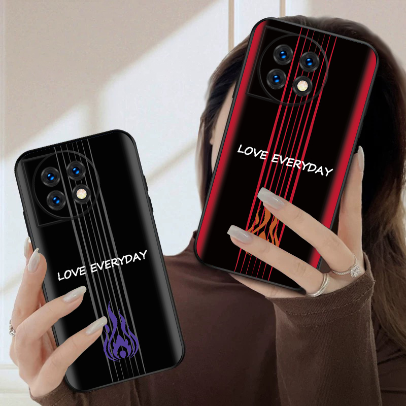 Phone Cases Oneplus - Custodia morbida in silicone Cute Love