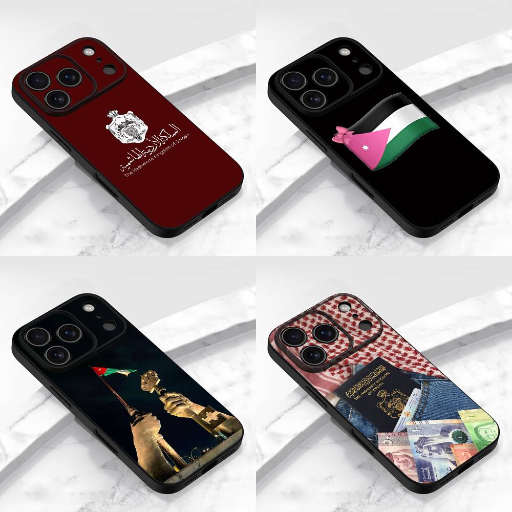 Phone Cases Jordan - Custodia per telefono con bandiera del