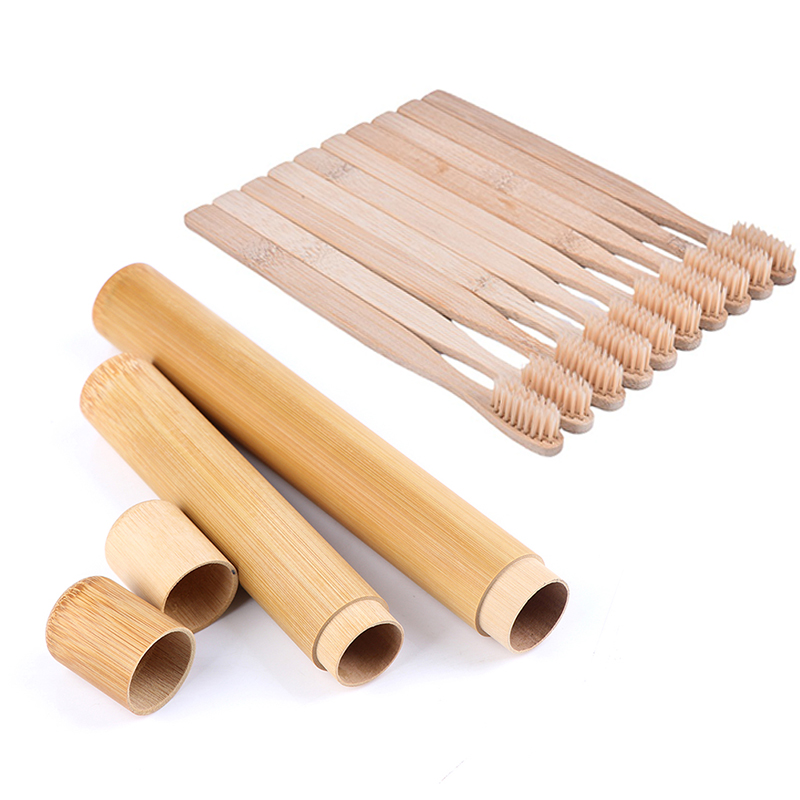 Biodegradable Eco Case - Spazzolino da denti in bambù ecologico