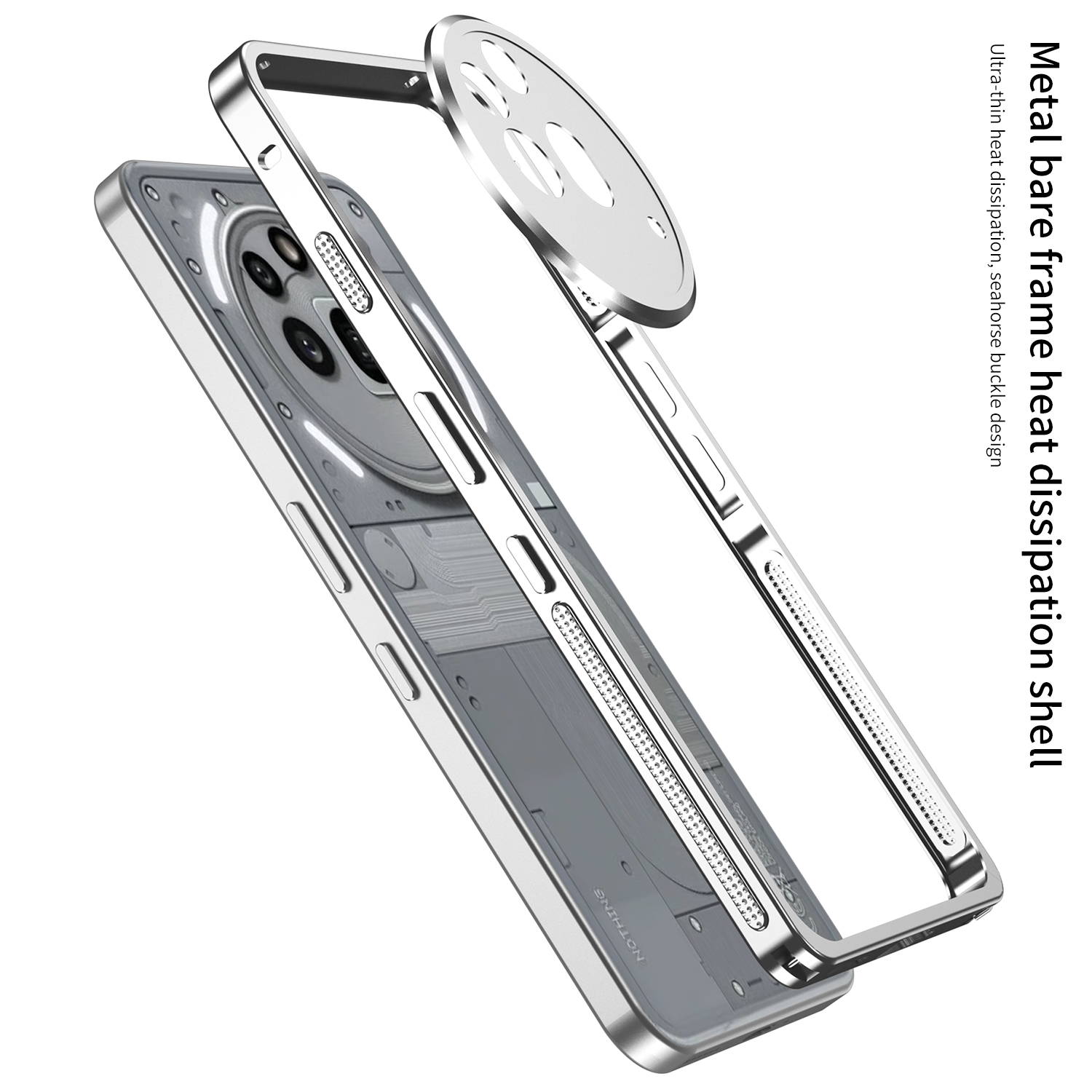 Phone Cases Nothing 3A - Custodia paraurti di lusso per niente