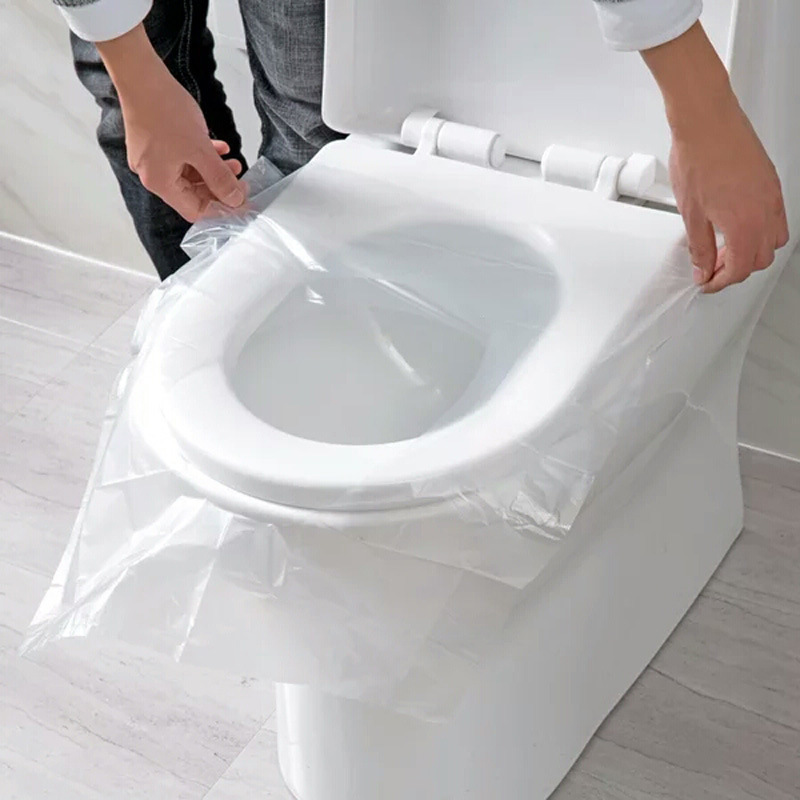 Biodegradable Eco Case - 10/50 pz coprisedile wc in plastica