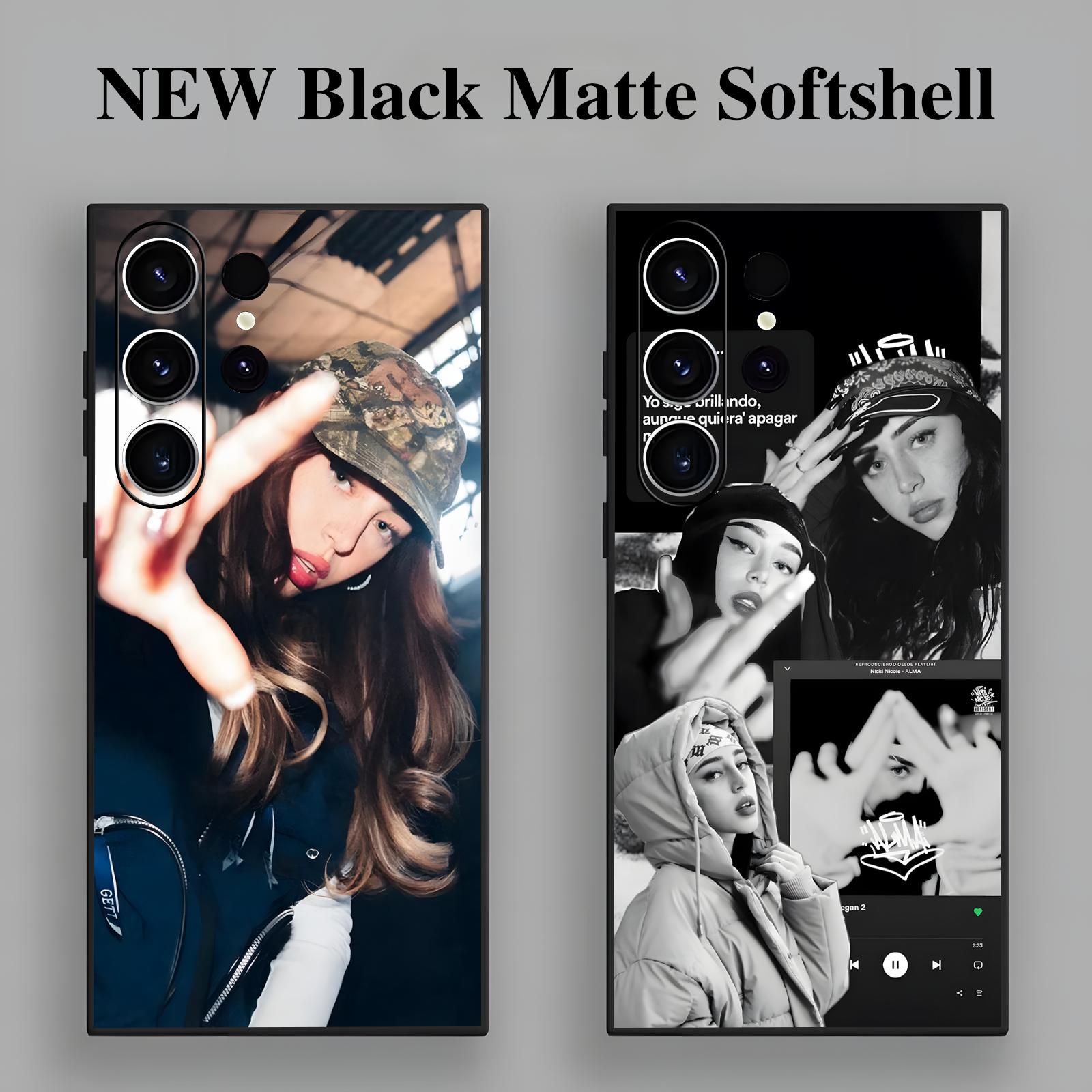 Phone Cases Samsung S25 Ultra - Custodia per telefono anti-caduta morbida nera