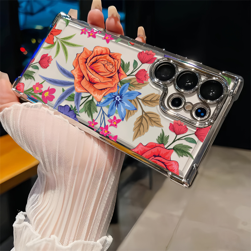 Luxury Plating Case - Cover morbida in silicone per Samsung