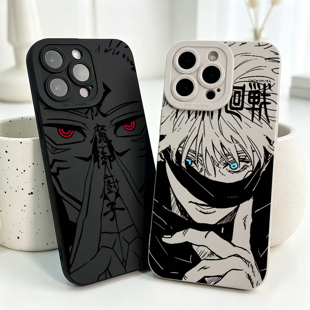 Phone Cases Xs Max - Cover in Silicone Anime Jujutsu Kaisen