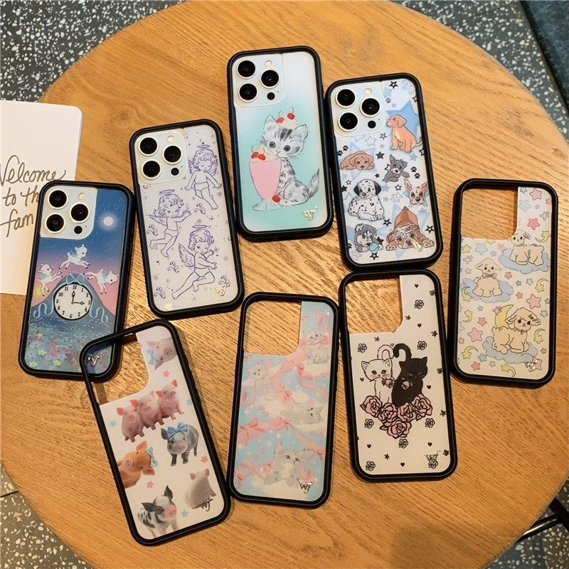 Phone Cases Wildflower - Cover antiurto Wildflower Cartoon Cat per
