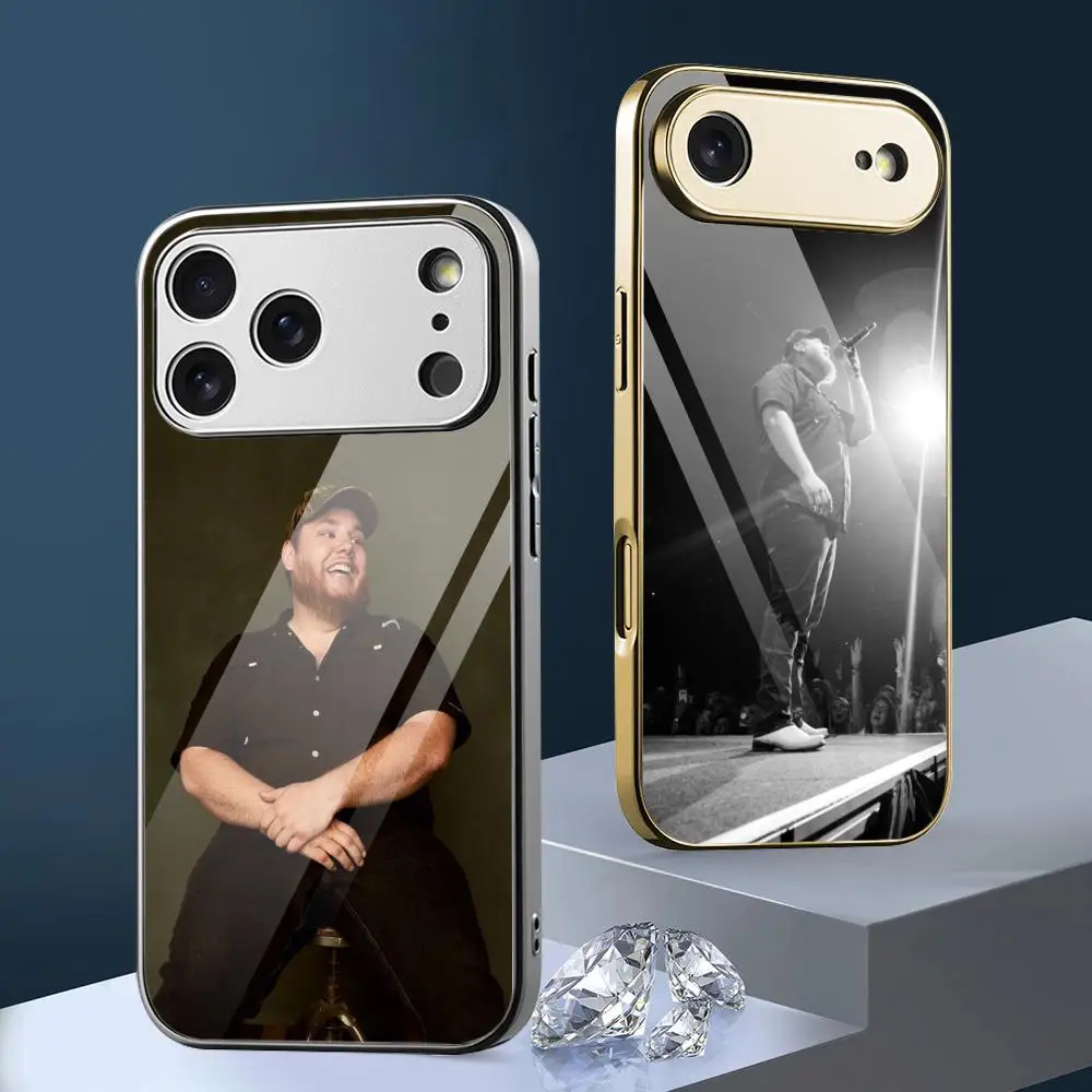 Phone Cases Metal - Custodia per telefono L-Luke C-Combs Singer