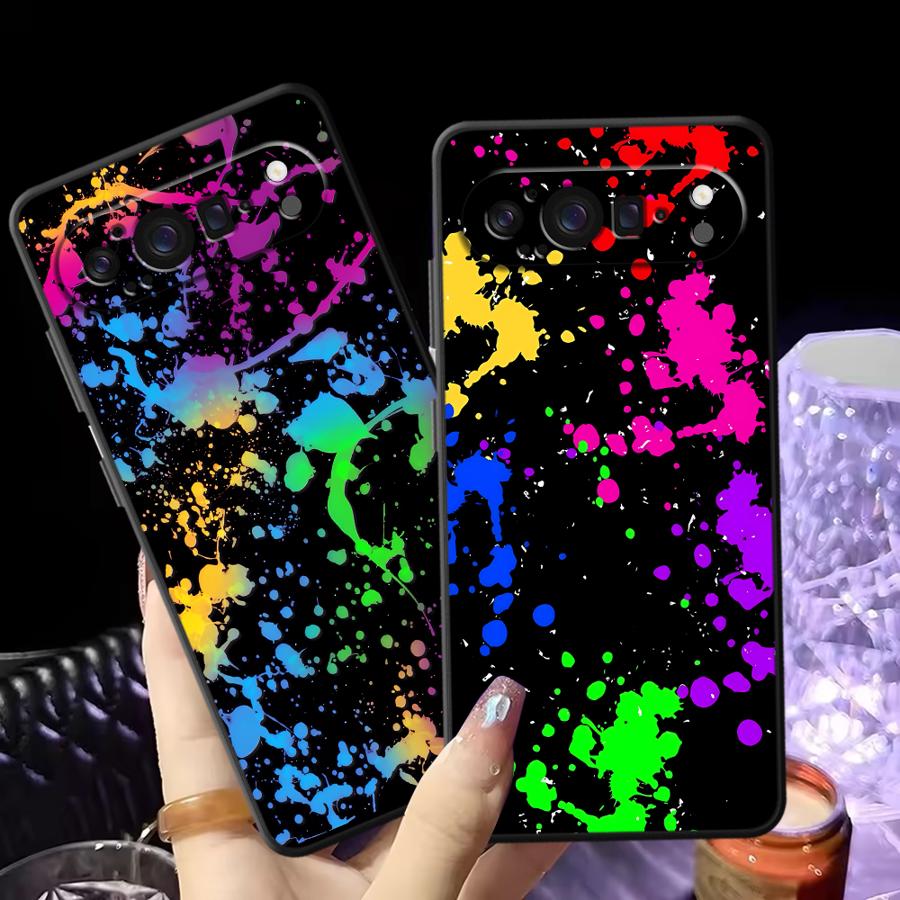 Phone Cases Pixel 9A - Cover per Telefono con Effetto Schizzi