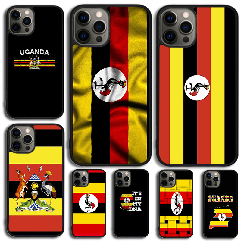 Phone Cases Uganda - Custodia per telefono stemma bandiera Uganda