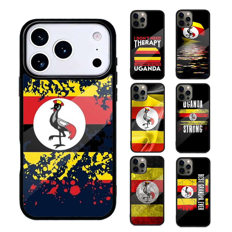 Phone Cases Uganda - Cover per iPhone con Bandiera dell'Uganda,
