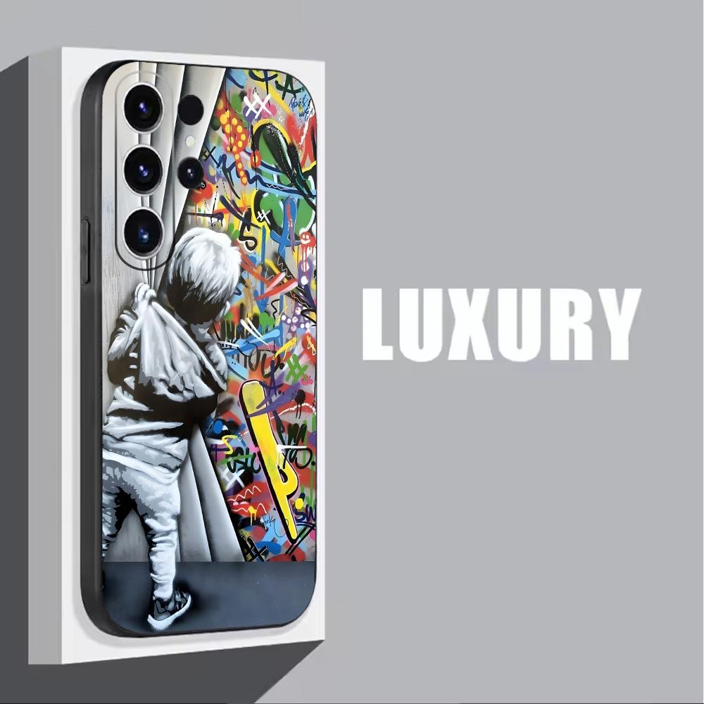 Custodia per telefono Banksy G - Phone Cases Samsung S25 Ultra recensione e prezzo