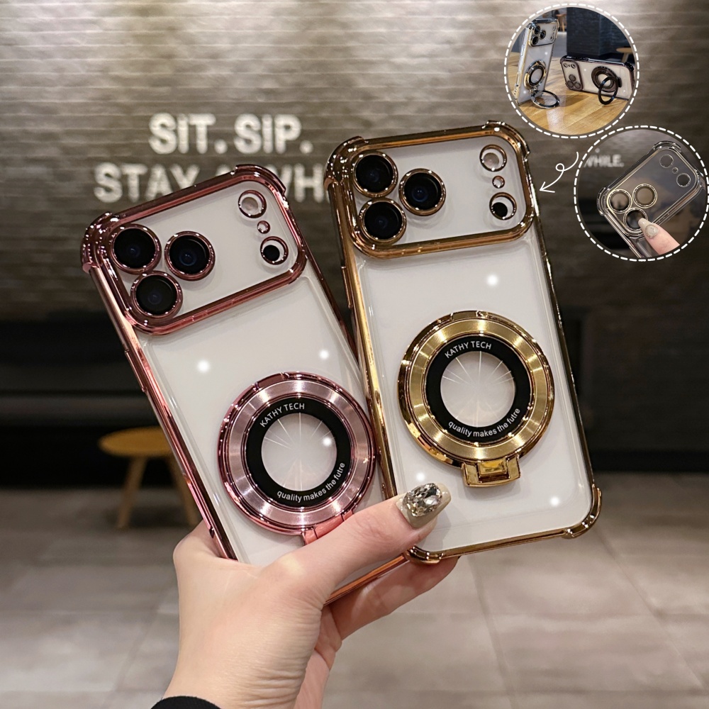 Custodia con supporto luminoso - Luxury Plating Case recensione e prezzo