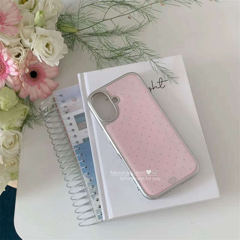 Coreano ins Crema Rosa Polka D - Phone Cases Drawing recensione e prezzo