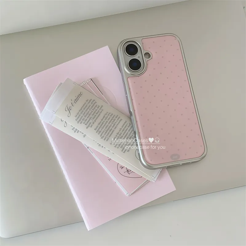 Coreano ins Crema Rosa Polka D - Phone Cases Drawing recensione e prezzo