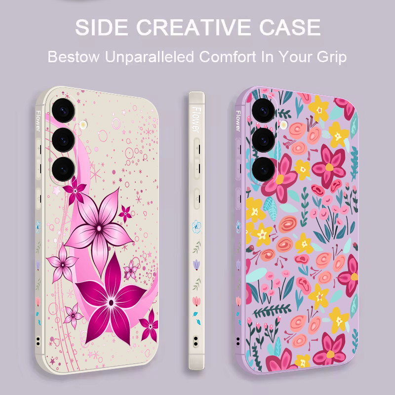 Cover Morbida con Motivo Flore - Phone Cases Samsung S25 Fe recensione e prezzo